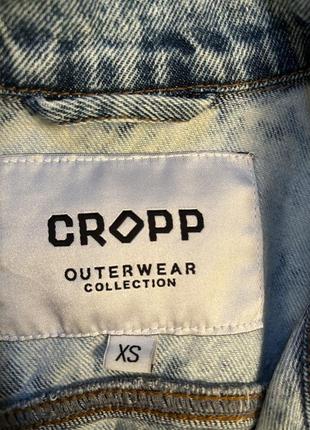 Стильный джинсовый пиджак cropp p.xs5 фото