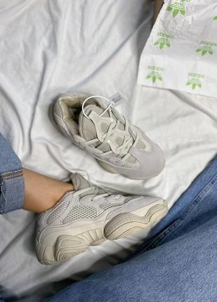 Кроссовки adidas yeezy 500 blush (утепленные)2 фото