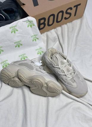 Кроссовки adidas yeezy 500 blush (утепленные)3 фото