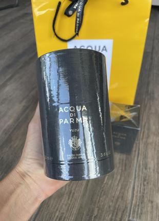 Acqua di parma yuzu парфумована вода унісекс ароматична свічка аромо свічка нішева3 фото