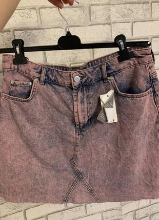 Новая джинсовая юбка размера л1 фото