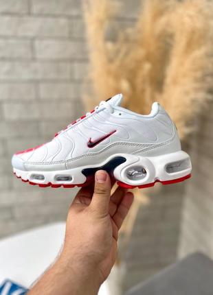 Nike air max plus white red gradient2 фото