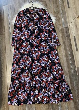 Шикарне плаття у квітковий принт vero moda