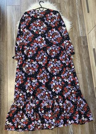 Шикарне плаття у квітковий принт vero moda2 фото