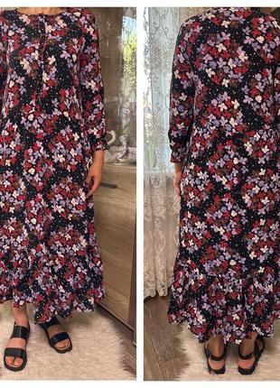 Шикарне плаття у квітковий принт vero moda7 фото