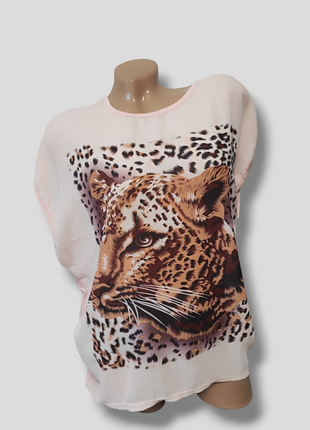 Нежная блуза леопард1 фото
