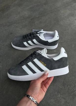 Чоловічі кросівки adidas gazelle grey | smb