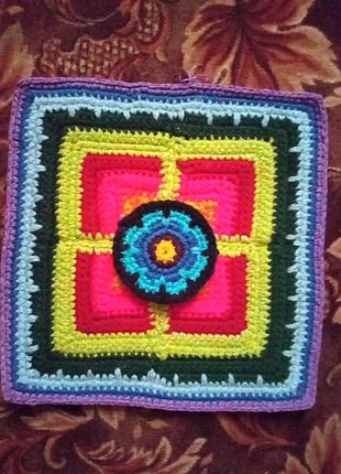 Коврик вязаний