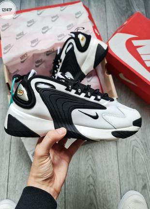 Мужские кроссовки nike zoom 2k white black