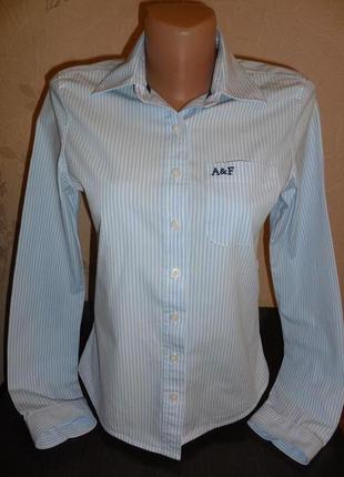 Рубашка *abercrombie & fitch* котон, р.xs..13-14 лет (158-164 см)1 фото