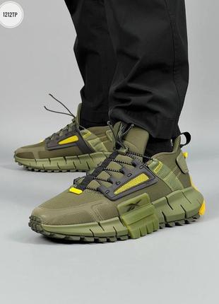 Мужские кроссовки reebok zig kinetica khaki