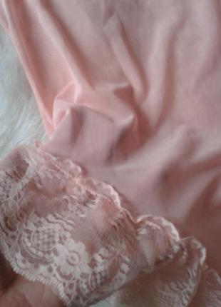 Гарне ніжно-рожеве боді сіточка з мереживом5 фото