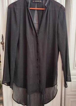 Блуза zara basic, розмір l