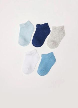 26 - 27 розмір 4 - 5 років нові фірмові короткі спортивні шкарпетки хлопчику lc waikiki вайкікі