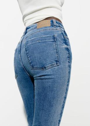 Расклешенные джинсы с высокой посадкой zara, 36р, оригинал5 фото