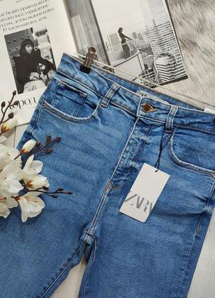 Расклешенные джинсы с высокой посадкой zara, 36р, оригинал9 фото
