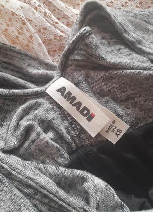 Стильна сіра в'язана сукня amadi7 фото
