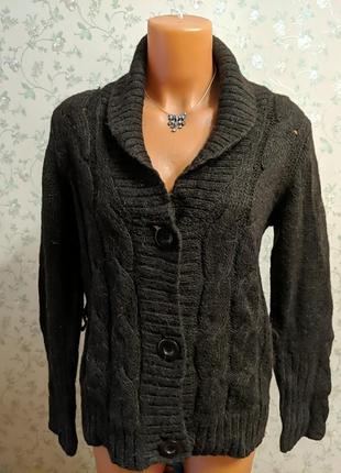 Кофта кардиган шерсть альпака