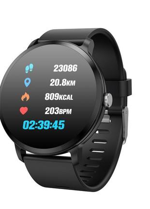 Smart watch часы v11, фитнес часы с ips дисплеем, тонометр, пульсометр, шагомер5 фото