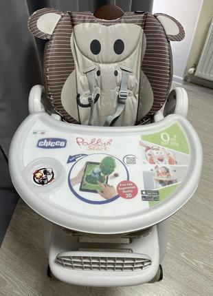 Стільчик для годування chicco polly 2 seat5 фото