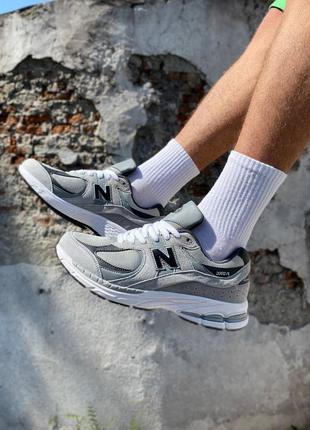 Чоловічі кросівки new balance 2002r light grey мужские кроссовки нью беленс светло серые4 фото