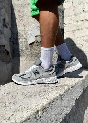 Чоловічі кросівки new balance 2002r light grey мужские кроссовки нью беленс светло серые6 фото