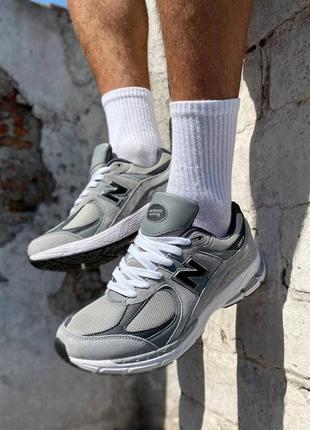 Чоловічі кросівки new balance 2002r light grey мужские кроссовки нью беленс светло серые3 фото