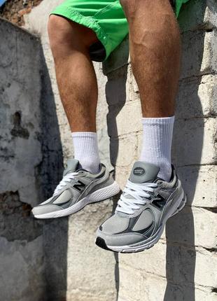 Чоловічі кросівки new balance 2002r light grey мужские кроссовки нью беленс светло серые9 фото