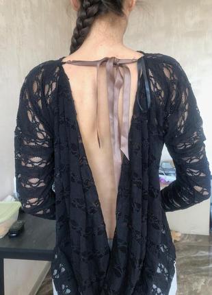 Нарядная блуза с открытой спиной2 фото
