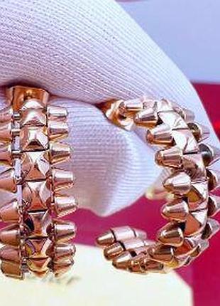 Сережки з медичного золота stainless steel, xuping позолочені
