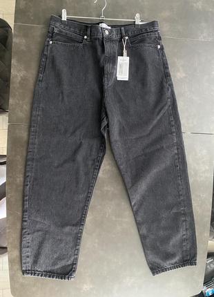Джинсы mango черные plus size
