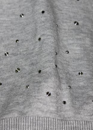 Новый очень красивый серый свитер, кофта, размер 14, наш 50-52 от peacocks5 фото