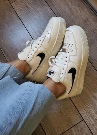 Женские кроссовки молочные nike air force 1 milk3 фото