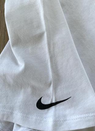 Мужская хлопковая футболка с принтом the nike tee6 фото