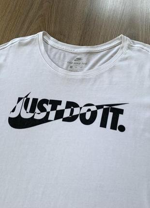 Мужская хлопковая футболка с принтом the nike tee4 фото