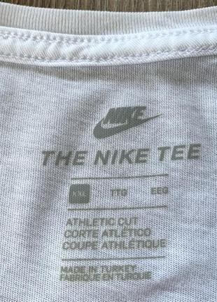 Мужская хлопковая футболка с принтом the nike tee7 фото