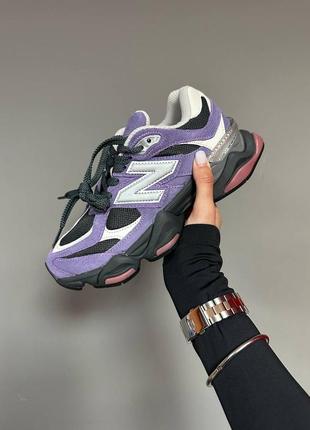 Женские кроссовки фиолетовые New Balance Donna 500 in Verde Rosa « violet noir »