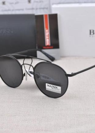 Фірмові круглі окуляри сонцезахисні matrix polarized mt83472 фото