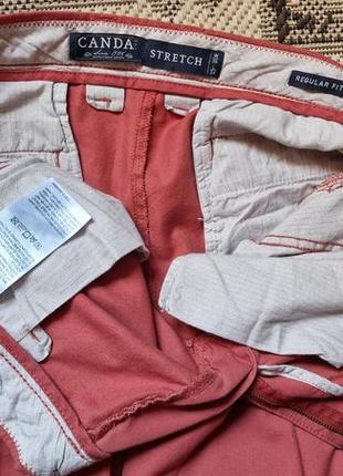 Фірмові німецькі демісезонні бавовняні стрейчеві брюки canda(c&a),нові,розмір 36/34.9 фото