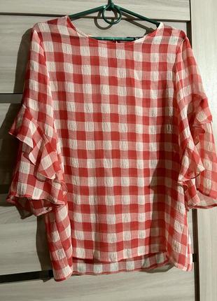 Блузка в клітинку