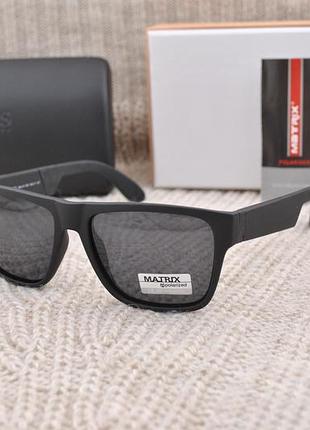 Фірмові сонцезахисні матові та глянцеві окуляри matrix polarized mt8233