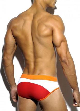 Плавки для мужчин от бренда uxh оранжевого цвета2 фото