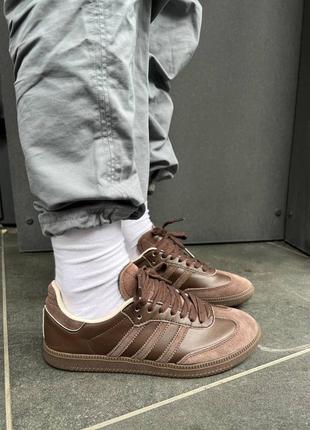 Женские кроссовки adidas sabma chocolate / smb3 фото