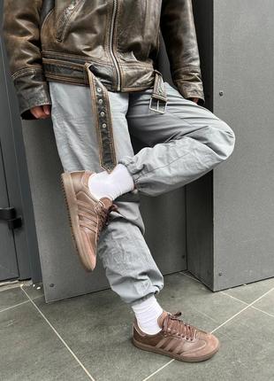 Женские кроссовки adidas sabma chocolate / smb10 фото