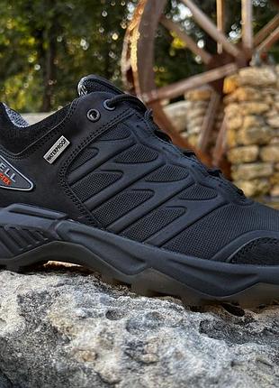 Мужские кроссовки merrell gore-tex black