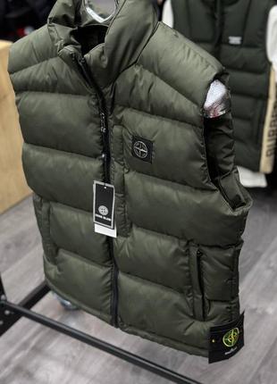 Чоловіча жилетка stone island9 фото