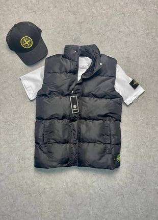 Чоловіча жилетка stone island10 фото