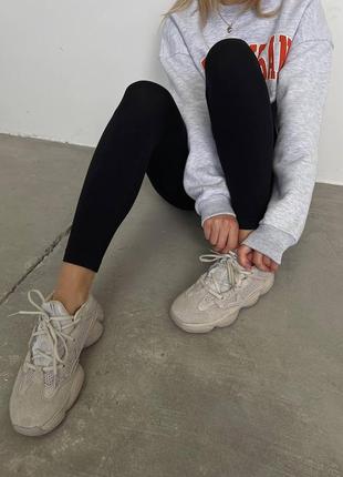 Женские кроссовки adidas yeezy 500 blush3 фото