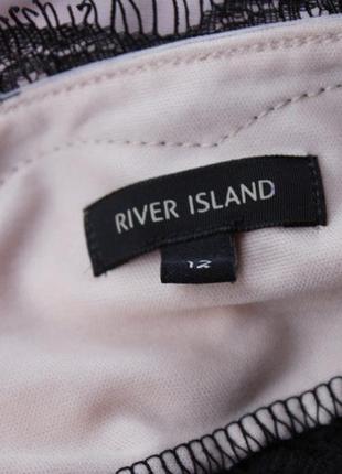 Брендовое платье гипюр с баской от river island9 фото