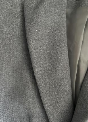 Пиджак серый в идеальном состоянии3 фото